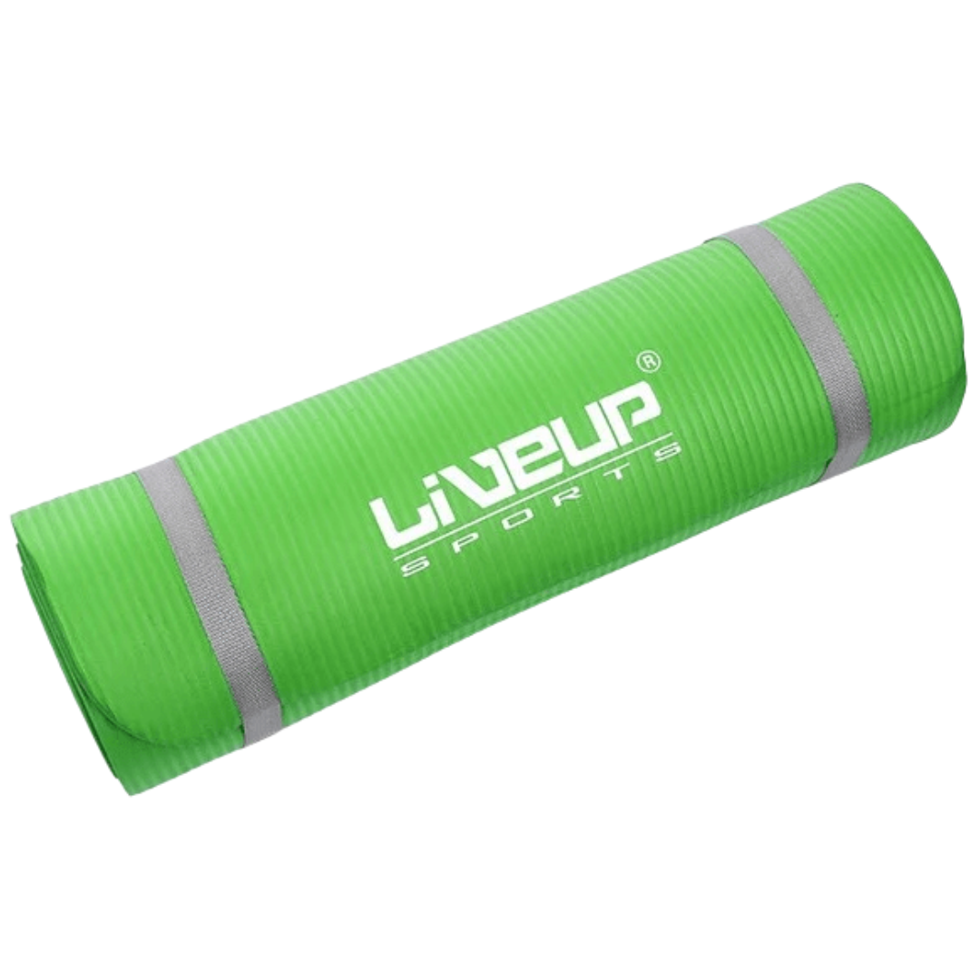 LIVE UP Zelena Joga Prostirka 12mm LIVE UP Zelena Joga Prostirka 12mm