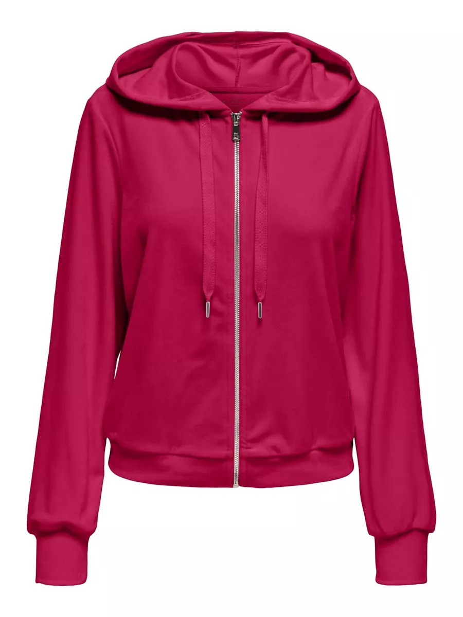 ONLREBEL L/S ZIP STRING HOOD CC SWT