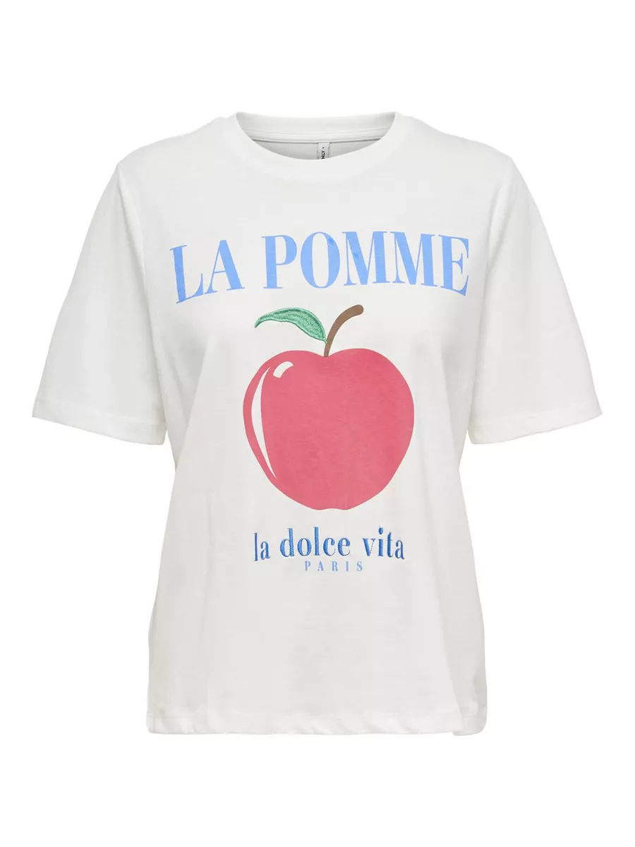 ONLBONE LIFE S/S LA POMME TOP BOX JRS