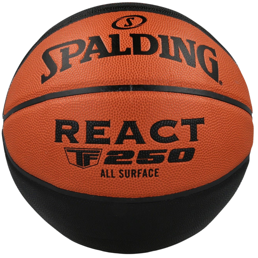 SPALDING Košarkaška Lopta REACT FIBA TF-250 BL/OR S.7 INDOOR/OUTDOOR