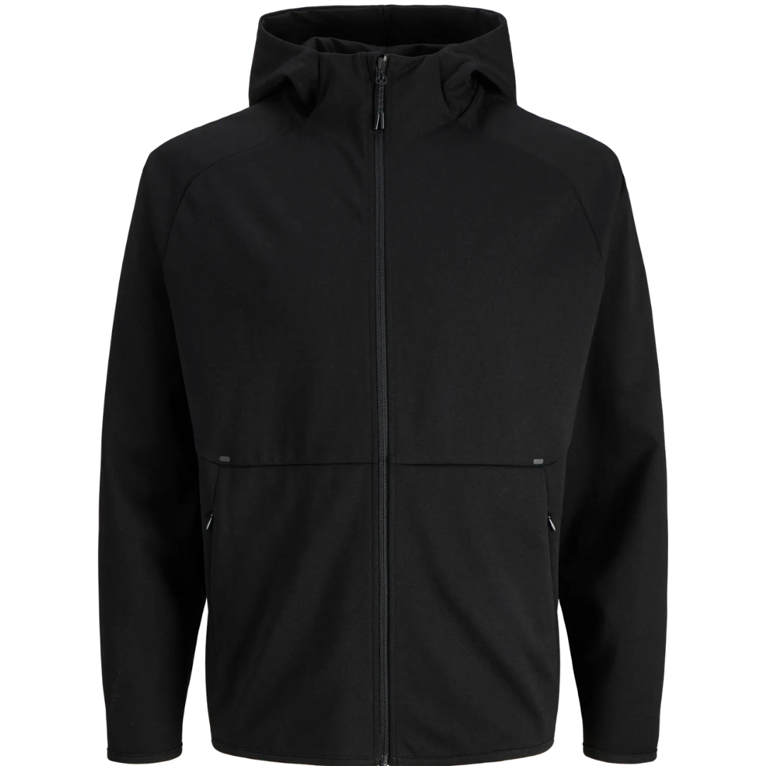 J&J Crni Muški Duks JJEBASE SWEAT ZIP HOOD
