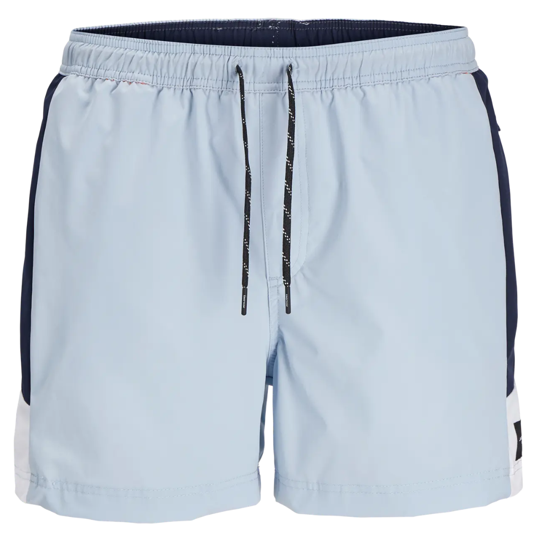 J&J Svetlo  Plavi Muški Šorts JPSTMAUI SWIM BLOCKED ZIP  J&J Svetlo  Plavi Muški Šorts JPSTMAUI SWIM BLOCKED ZIP