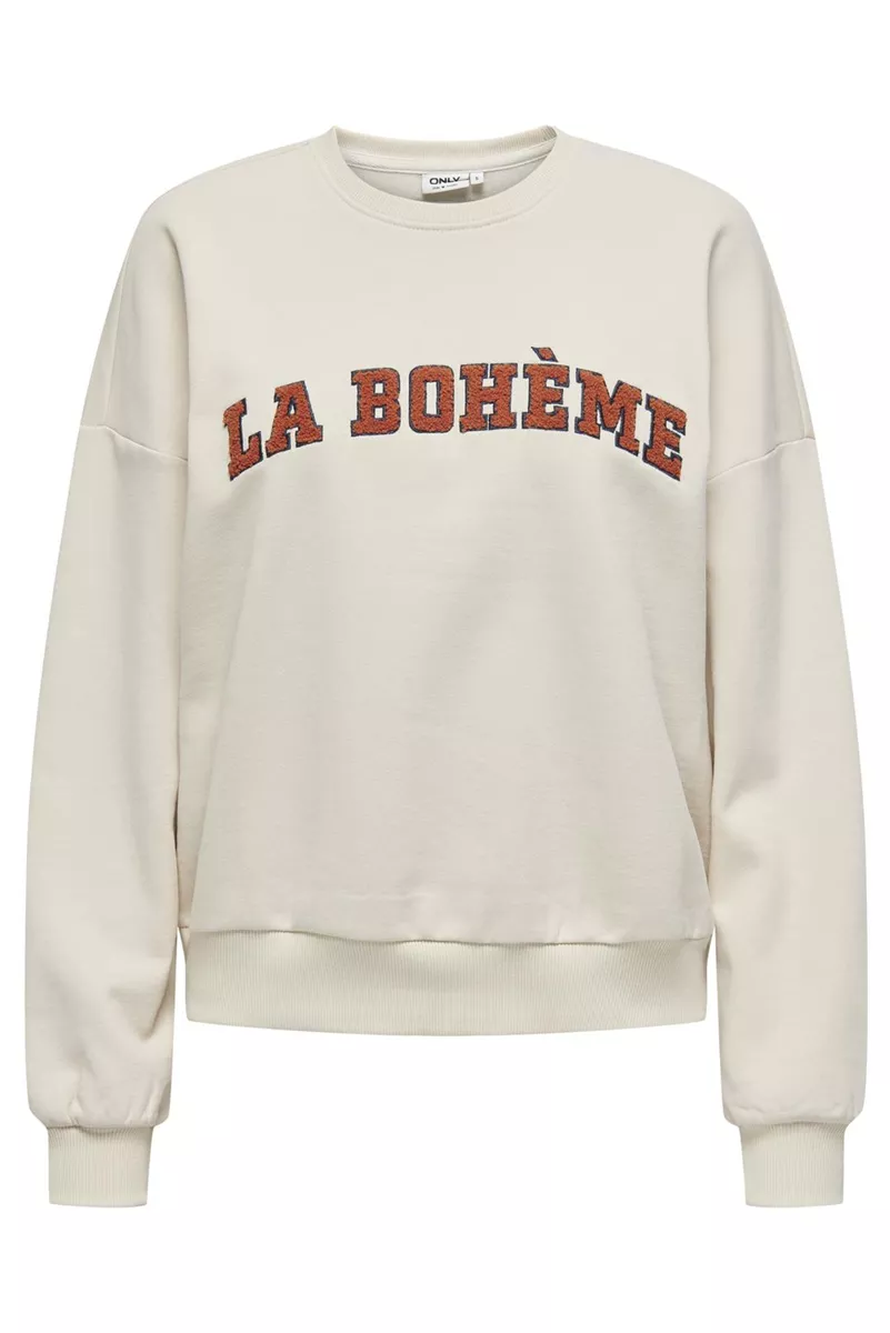 ONLTODDY L/S TERRY PRINT O-NECK SWT ONLTODDY L/S TERRY PRINT O-NECK SWT