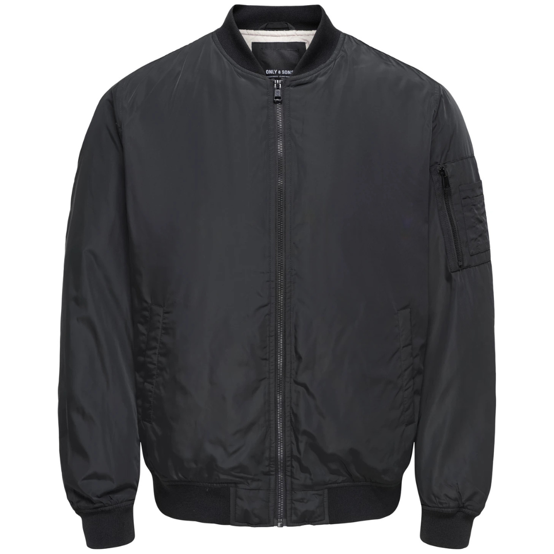 ONLY & SONS Crna Muška Jakna ONSJOSHUA BOMBER