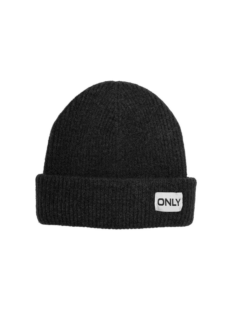 ONLCARAH LIFE KNIT LOGO BEANIE ACC