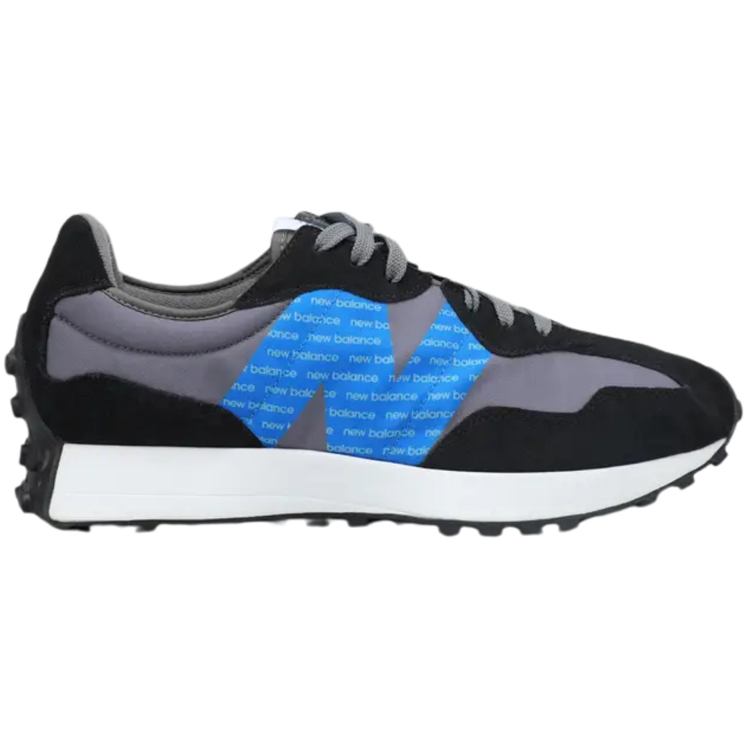 NEW BALANCE Crne Muške Patike 327 'Black & Grey'