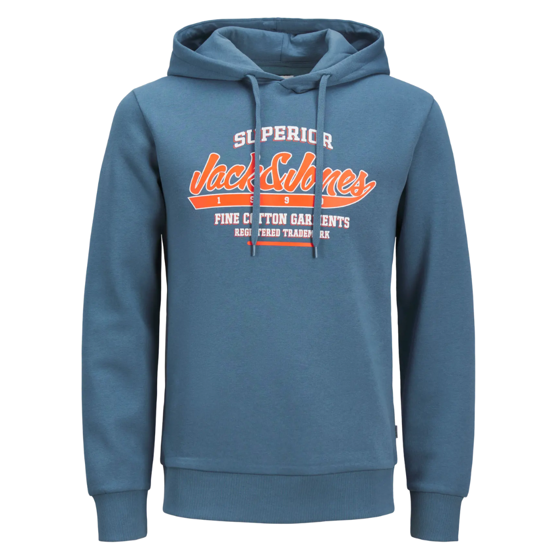 J&J Plavi Muški Duks JJELOGO SWEAT HOOD