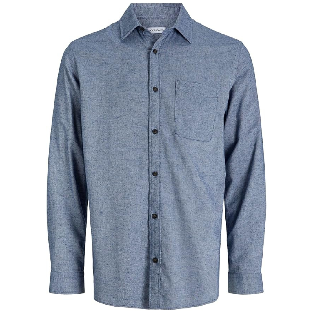 J&J Muška Košulja JJECLASSIC MELANGE SHIRT L/S